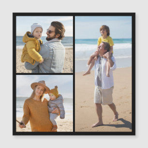 Maak Je Eigen 3 Foto Collage Magnetische Kaart