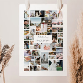 Maak je eigen 46 foto collage poster