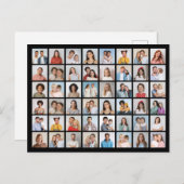 Maak Je Eigen 48 Foto Collage  Briefkaart (Voorkant / Achterkant)