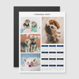 Maak je eigen 4 foto collage 2027 kalender