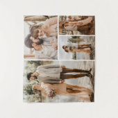 Maak Je Eigen 4 Foto Collage Wandkleed (Voorkant)