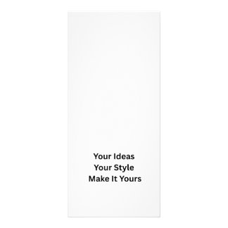 Maak je eigen 4" x 9" rackkaart reclamekaart