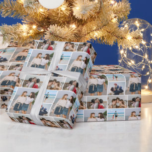 Maak Je Eigen 5 Foto Collage Cadeaupapier