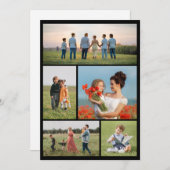 Maak Je Eigen 5 Foto Collage Kaart (Voorkant / Achterkant)