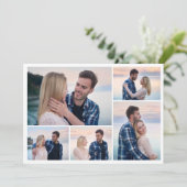 Maak Je Eigen 5 Foto Collage Kaart (Staand voorkant)