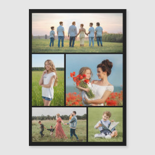 Maak Je Eigen 5 Foto Collage Magnetische Kaart
