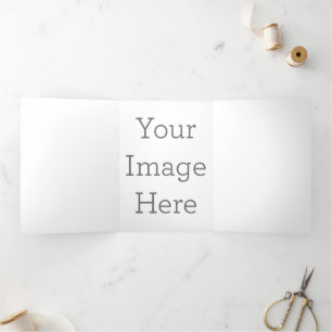 Maak je eigen 5" x 7" drievoudige kerstkaart drieluik wenskaart