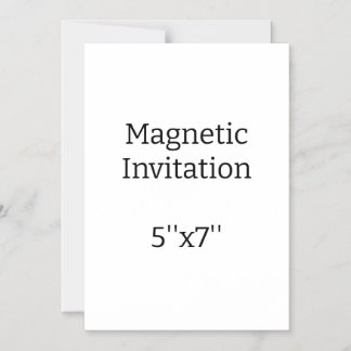 Maak je eigen 5''x7'' magnetische uitnodiging