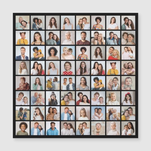 Maak je eigen 64 foto collage (Voorkant)