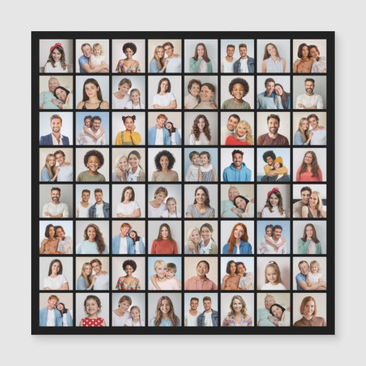 Maak Je Eigen 64 Foto Collage (Voorkant)