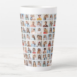 Maak Je Eigen 64 Foto Collage Latte Mok