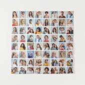 Maak Je Eigen 64 Foto Collage Wandkleed (Voorkant)