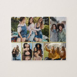 Maak Je Eigen 6 Foto Collage Legpuzzel