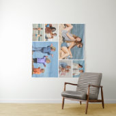 Maak Je Eigen 6 Foto Collage Wandkleed (In Situ (horizontaal))