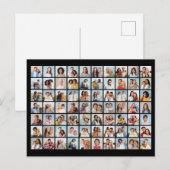 Maak Je Eigen 70 Foto Collage Briefkaart (Voorkant / Achterkant)