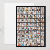 Maak Je Eigen 70 Foto Collage Notitiekaartje (Voorkant / Achterkant)