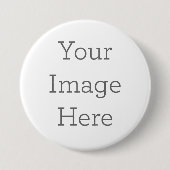 Ronde button, Groot, 7,6 cm (Voorkant)