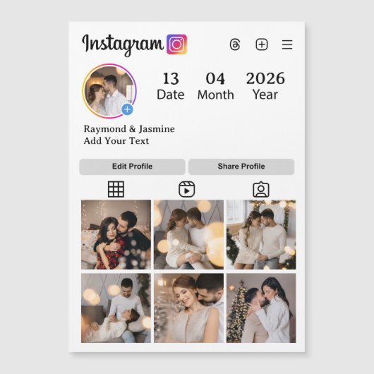 Maak Je Eigen 7 Foto Collage (Voorkant)