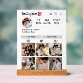 Maak Je Eigen 7 Foto Collage Acryl Bord (Neutraal)