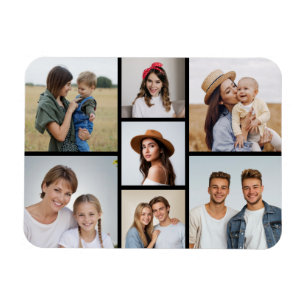 Maak Je Eigen 7 Foto Collage Magneet
