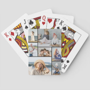 Maak Je Eigen 7 Foto Collage Pokerkaarten