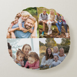 Maak je eigen 8 foto collage rond kussen