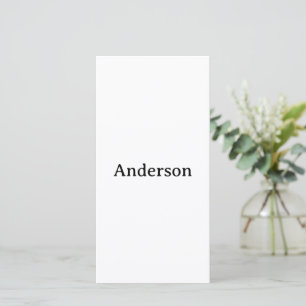 Maak je eigen 8" x 4" vlak formaat bedankkaart