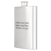 Maak Je Eigen 8oz RVS Trouw Flacon (Links)