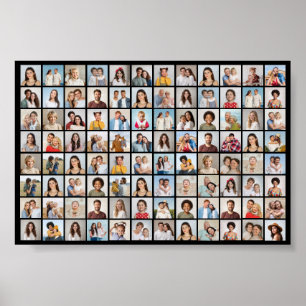 Maak Je Eigen 96 Foto Collage Poster