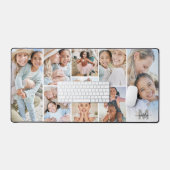 Maak je eigen 9 foto collage bureaumat (Keyboard & Muis)