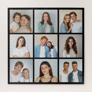 Maak Je Eigen 9 Foto Collage Legpuzzel