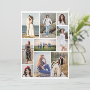 Maak Je Eigen 9 Foto Collage Notitiekaartje