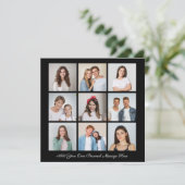 Maak Je Eigen 9 Foto Collage Voeg Je Groet Toe (Staand voorkant)