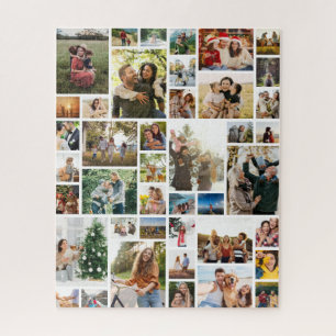 Maak Je Eigen Aangepaste 42 Foto Collage Legpuzzel