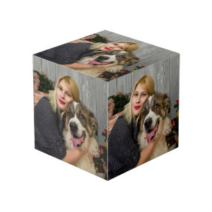 Maak je eigen aangepaste 4 foto collage kubus