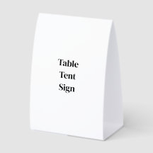 Maak Je Eigen Aangepaste 4" x 6" Tafel Tentoonstel
