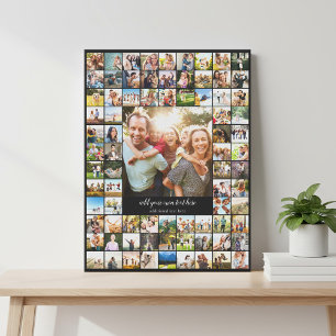 Maak Je Eigen Aangepaste 79 Foto Collage Canvas Afdruk