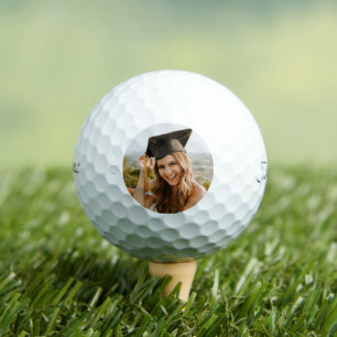 Maak Je Eigen Aangepaste Afstudeerfoto Golfballen