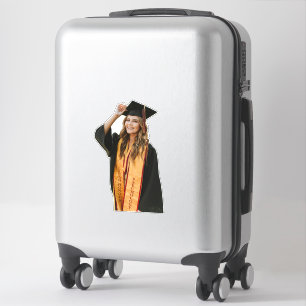 Maak Je Eigen Aangepaste Afstudeerfoto Sticker