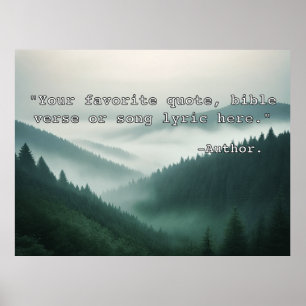 Maak je eigen aangepaste citaatposter tekst & afbe poster