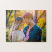 Maak Je Eigen Aangepaste Couples Fotopuzzel Legpuzzel (Horizontaal)