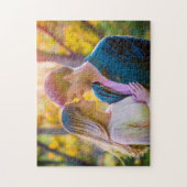 Maak Je Eigen Aangepaste Couples Fotopuzzel Legpuzzel (Verticaal)