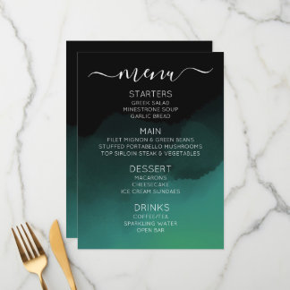 Maak Je Eigen Aangepaste Donkere Gekleurde Ombré Menu