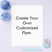 Maak je eigen aangepaste flyer. flyer (Enkel)