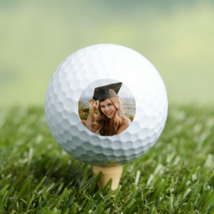 Maak Je Eigen Aangepaste Foto Afstudeerfeest Golfballen