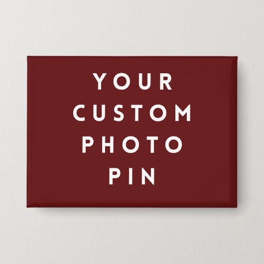 Maak Je Eigen Aangepaste Foto Speld/ Button (Voorkant)