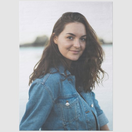 Maak Je Eigen Aangepaste Foto Tissuepapier (Voorkant)