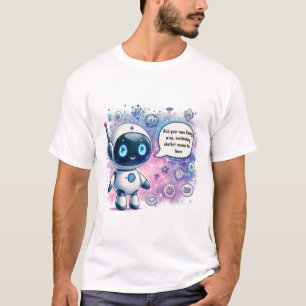 Maak Je Eigen Aangepaste Grappige Chatbot Memes T-shirt