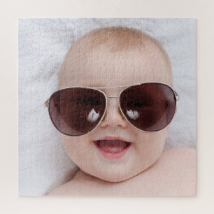 Maak Je Eigen Aangepaste Kinderen Foto Modern Legpuzzel