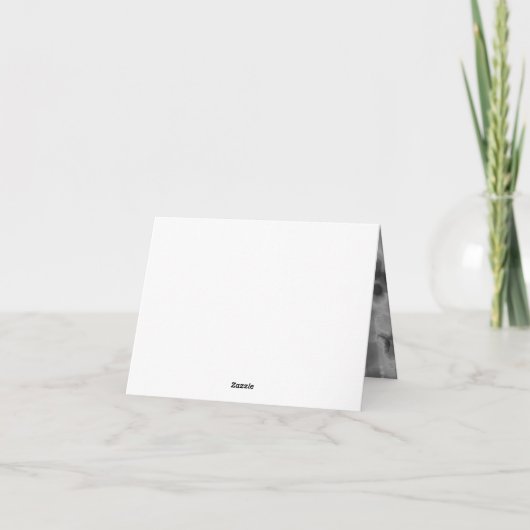 Maak je eigen aangepaste kleur/ontwerp bedankkaart (Achterkant)